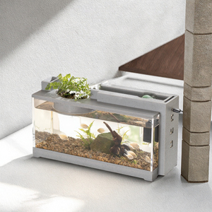 Acuario Ultra Silencioso, Micro Paisaje Creativo, Pequeño, con Filtración y Ecológico, para Escritorio, Decoración del Hogar - Product Image 2