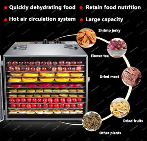10 khay Máy sấy thực phẩm Trái Cây thương mại rau quả Jerky dehydrator dứa rau và trái cây máy sấy thực phẩm dehydrator - Product Image 2