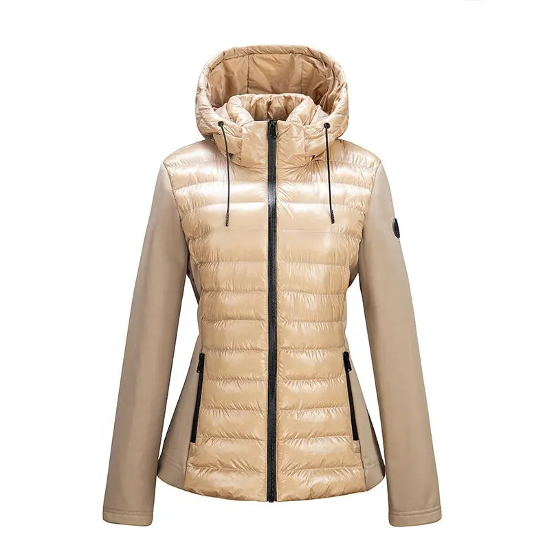 Senhoras windproof down jacket enchimento inverno windproof chuva quente street fashion down jacket