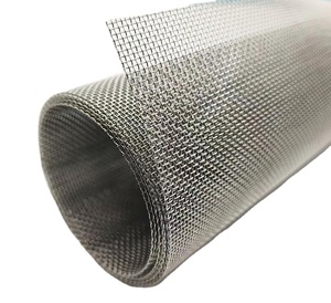 SS Stainless Steel Metal 304 201 316 Small Opening Woven <strong>Wire</strong> Mesh Fabric Filter Rolls - Product Image 1
