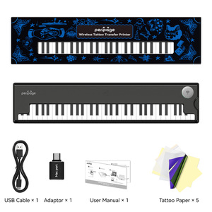 เครื่องพิมพ์ลายสักแบบพกพา Ailixiong P90 ไร้สาย ขนาด 58 มม. ความละเอียด 203 dpi ชาร์จไฟได้ - Product Image 5