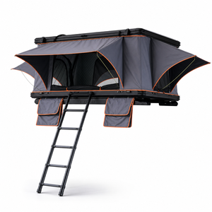 <span class=keywords><strong>Tente</strong></span> de toit Zentopia en aluminium à coque rigide Oxford, 18 cm de profil bas, échelle verticale pour SUV <span class=keywords><strong>4x4</strong></span>, quatre saisons, 2 personnes - Product Image 6