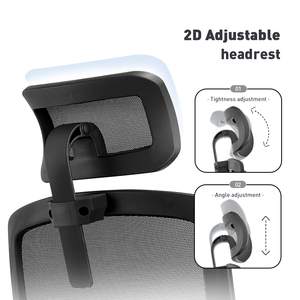 Đồ Nội Thất Văn Phòng Nhà Cung Cấp Trung Quốc Ghế Giám Đốc Máy Tính Lưới Hiện Đại Ghế Văn Phòng Công Thái Học Swivl Có Tấm Ghế Trượt - Product Image 3