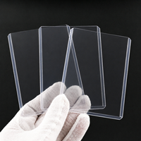 Protège-cartes transparents en PVC 35pt, pochettes pour cartes à collectionner 3" x 4", protège-cartes professionnels pour cartes sportives