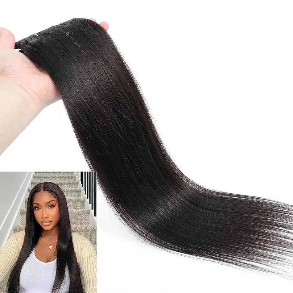 10 Grade Steil Haar Bundels Natuurlijke Kleur 100% Menselijk Haar 8-30 Inch Braziliaanse Straight Weave Hair Extensions