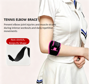 Protège-coudes ajustables avec logo personnalisé, légers, pour le tennis, protection universelle, utilisation multisports, toutes saisons - Product Image 2