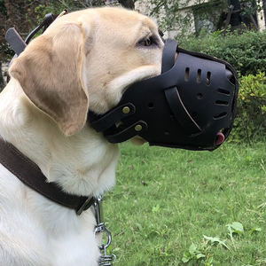 Tactical Dogs Museau Cover Inclusive Cage <span class=keywords><strong>Muselière</strong></span> Respirant Pet Dog Supplies Cuir de vachette pour <span class=keywords><strong>berger</strong></span> <span class=keywords><strong>allemand</strong></span> Dobermann All - Product Image 2