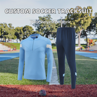 Ensemble de survêtement de football personnalisable pour homme, collection printemps, taille XL, respirant, idéal pour l'entraînement