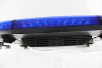 Nouvelle barre lumineuse LED mini 100W avec klaxon/sirène et haut-parleur, bleue, pour voitures, accessoires d'éclairage automobile