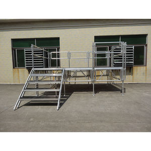 เวทีอลูมิเนียมพร้อมบันไดและราวบันไดโครงโครงอลูมิเนียมโครงสร้างเวทีกลางแจ้ง - Product Image 6