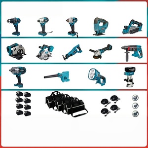 Perceuse électrique, marteau, sèche-cheveux, scie sauteuse, clé à molette, raboteuse, scie courbe, coupe-bordure, scie électrique – ensemble de 29 pièces - Product Image 3
