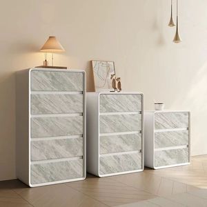 ORON Sticker mural en vinyle PVC imperméable auto-adhésif épais 3D gris béton mat moderne pour salon - Product Image 2