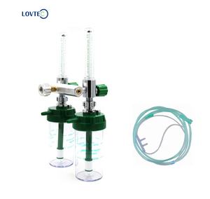 Lovtec Voorraad Nood Dubbele Medische Zuurstof Oxigen Flowmeter Zuurstof Connector Flowmeter Met Luchtbevochtiger Zuurstofconcentrator - Product Image 6