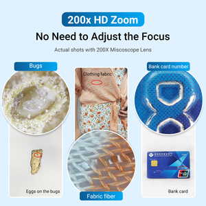 Microscope téléphonique de précision de poche <span class=keywords><strong>Apexel</strong></span> 200X pour loupe Microscopio de peau avec lumière LED - Product Image 6