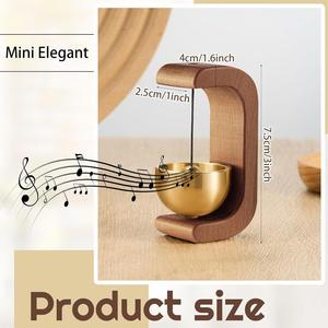 New Chinese Style Minimalist Entrance Doorbell Wooden <b>Wind</b> <b>Chime</b> with Painted Technique Home Decor Flower Shop Bell - Product Image 2