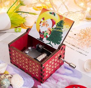 <span class=keywords><strong>Caja</strong></span> de música de madera <span class=keywords><strong>Caja</strong></span> de octava <span class=keywords><strong>manual</strong></span> de madera <span class=keywords><strong>Caja</strong></span> de música pintada de madera pintada con música feliz de Navidad - Product Image 5