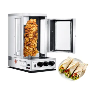 Gás grelha shawarma kebab automático máquina elétrica máquina