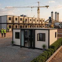 Meilleur Prix Maison Conteneur Pliante 20 pieds Double Aile Montage Rapide Préfabriquée Camp de Travailleurs