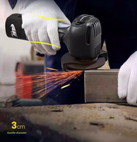 Meuleuse d'angle sans fil industrielle de haute qualité 30000 mAh 12 V avec moteur à balais, batterie au lithium et déclencheur de contrôle de vitesse à palette coulissante