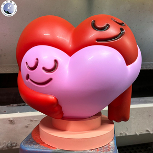 Scultura Personalizzata in Fibra di Vetro a Forma di Cuore Abbracciato, Decorazione Artistica Romantica Impermeabile e Resistente ai Raggi UV per Matrimoni ed Eventi di San Valentino - Product Image 5
