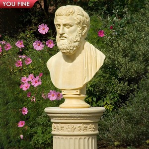YOUFINE Escultura <span class=keywords><strong>de</strong></span> Busto <span class=keywords><strong>de</strong></span> Emperador Romano en Mármol Rojo y Blanco, Tallada a Mano, <span class=keywords><strong>Figura</strong></span> Histórica Clásica para Decoración Interior <span class=keywords><strong>de</strong></span> Bibliotecas - Product Image 6