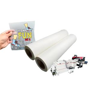 Impresora de inyección de tinta DTF Película de transferencia de calor Rollo de 30cm y 60cm para impresora de camisetas para aplicación de ropa - Product Image 1