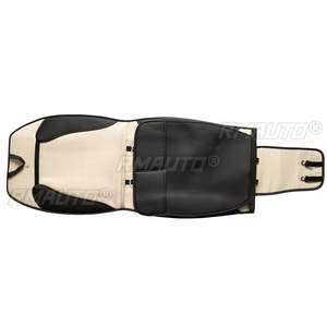 Housse de siège de voiture universelle en cuir PU, housses de siège avant, coussin de dossier de siège, protection en cuir, intérieur automobile - Product Image 5