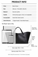 Echte Leder-Tragetasche für Damen Designer-Handtaschen Damen-Schultertasche Mode Große Tasche in 2 Farben