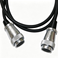 Câble d'encodeur avec fiche aviation mâle, blindé, haute flexibilité, faisceau de câbles de signal pour servomoteur et machine CNC
