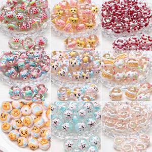 2025 New Hand-Painted <b>Cute</b> Duckling Chick Beads Acrylic Plastic Lucite Loose DIY <b>Bracelet</b> Mobile Phone Chain Bag Chain Carto - Product Image 2