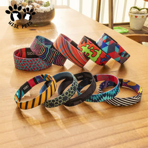 Pulseras elásticas <span class=keywords><strong>de</strong></span> tela baratas personalizadas ecológicas, muñequeras elásticas para eventos, muñequeras elásticas <span class=keywords><strong>de</strong></span> poliéster por sublimación - Product Image 5