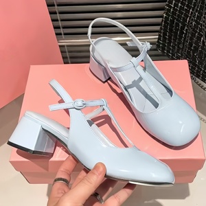 Sandalias de Plataforma Mary Jane de Verano para Mujer, de Alta Calidad, con Hebilla Ajustable, Cómodas, Transpirables y de Tacón Alto - Product Image 1