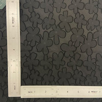 Tissu Jacquard en Brocade noir respirant, 100% Polyester, 148g/m2, pour robes et vêtements