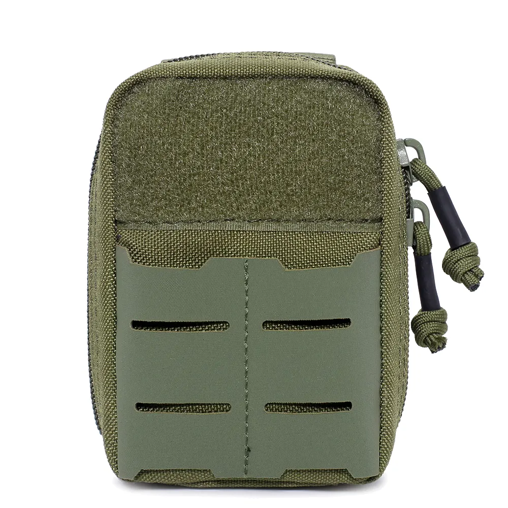 กระเป๋าใส่ปฐมพยาบาลแบบยุทธวิธี,กระเป๋า Molle สีเขียวทหารชุดปฐมพยาบาลทางการแพทย์แบบพกพาปี1000D