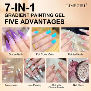 เจลทาเล็บ 16 สี แบบไม่ต้องเช็ด ไล่เฉดสี สำหรับเพ้นท์เล็บ ทำเล็บมือแบบ DIY สำหรับร้านทำเล็บ ขายส่ง - Product Image 4