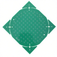 Feux de signalisation routière LED rouge, jaune, vert, circuit imprimé FR-4, disposition précise du circuit, feux de contrôle du trafic, finition de surface HASL-FL, support