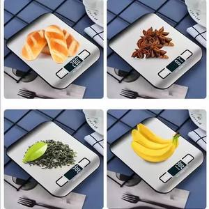 Digital LED Display Kitchen <strong>Scale</strong> Stainless Steel Panel 5kg/1g Electronic <strong>Scales</strong> for Home Baking Weighing Tools <strong>WiFi</strong> 500g - Product Image 3
