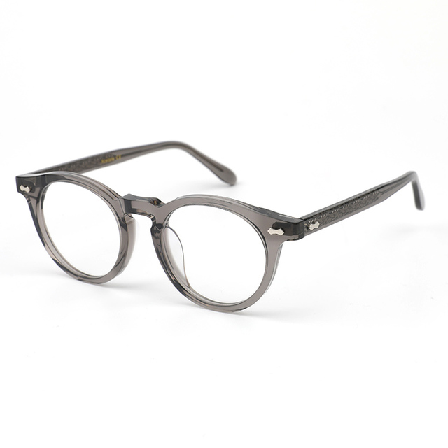 For Retro Round Acetate Polarized High-end Fashion Optical Frames Wholesale Unisex Eyewear