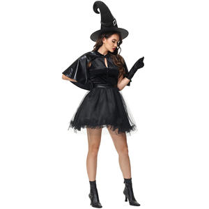 S-l <span class=keywords><strong>Dark</strong></span> Party Cape Disfraz de bruja Halloween <span class=keywords><strong>Evil</strong></span> Uniforme - Product Image 3