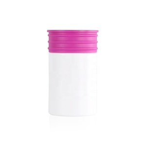 Emballage pharmaceutique personnalisé en bouteille capsule, plastique HDPE, pour produits de santé, pilules, avec bouchon à vis rose - Product Image 2