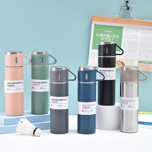 Frasco de vacío de botella de agua de acero inoxidable de doble pared de boca ancha personalizado para exteriores - Product Image 4