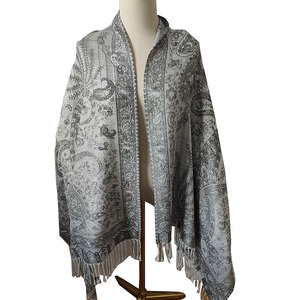 <strong>Wedding</strong> <strong>Pashmina</strong> Wraps Ladies Scarves Head Covers Viscose Shawl Bohemian Scarves Large Soft Silky Pshmina Shawl Wrap Scarf - Product Image 6