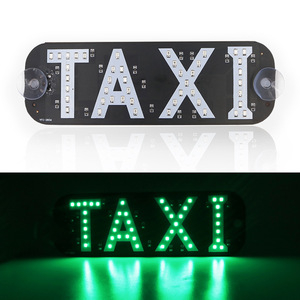 TAXI light, taxi vacant light, LED chauffeur service, vacant license <b>plate</b>, taxi vacant indicator light - Product Image 4
