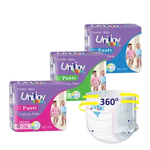 Low price Hot sale UNIJOY baby rubber elastic training pants China supplier