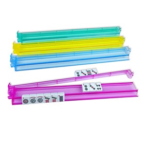 Règle de tri transparente 2-en-1 pour Mahjong, 18 pouces, avec poussoir intégré pour le jeu de Mahjong - Product Image 1