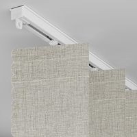 Panneau accordéon occultant, couverture de porte en verre invisible pliable et coulissante pour chambre à coucher, rideau de porte magnétique
