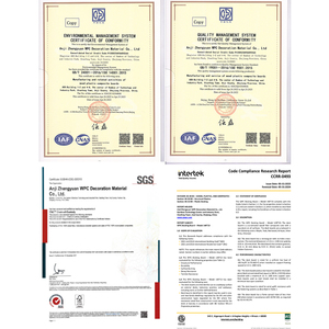 Suelo de WPC resistente a la humedad de bajo mantenimiento Cubierta compuesta antideslizante en relieve 3D <span class=keywords><strong>para</strong></span> piscina Jardín Exterior - Product Image 4