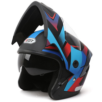 Casque de moto intégral intelligent Mustang ABS unisexe noir et bleu XXL, accessoires et pièces de moto de fabrication chinoise