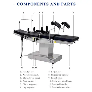 Comprehensive Hana Fracture Table Theatre Bed Surgical Operating Table Operation Bed Surgical Operating Theater Table