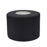 Rouleau de papier élastique, jetable, pour Salon de coiffure, pièces, bande de cou noir